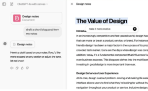 OpenAI Introduces Canvas Interface for Enhanced Collaboration with ChatGPT